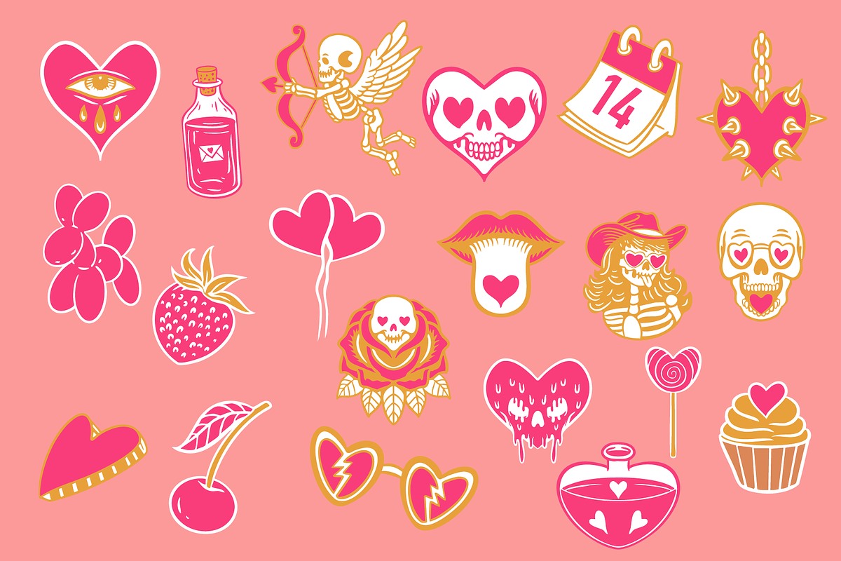 VALENTINE DAY SERIES 40 ILLUSTRATION, an Icon by Ramoniskull (Photo 2 of 4)