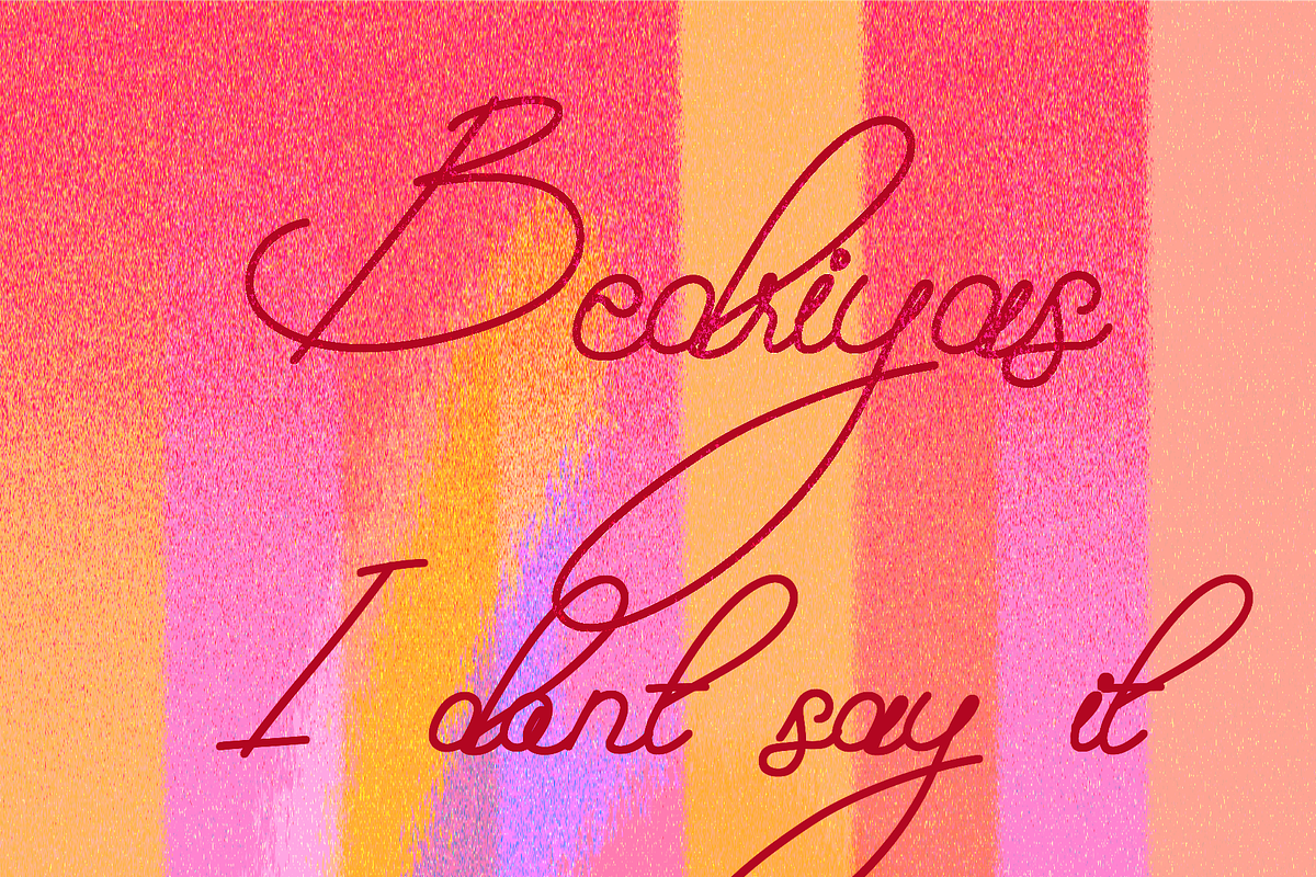 Bedriyas hairline font, a Font by SSI.Scraps (Photo 11 of 12)