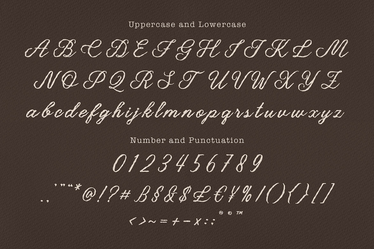 Palmeria a Textured Handwriting Font, a Handwritten Font by Blankids Studio (Photo 7 of 8)