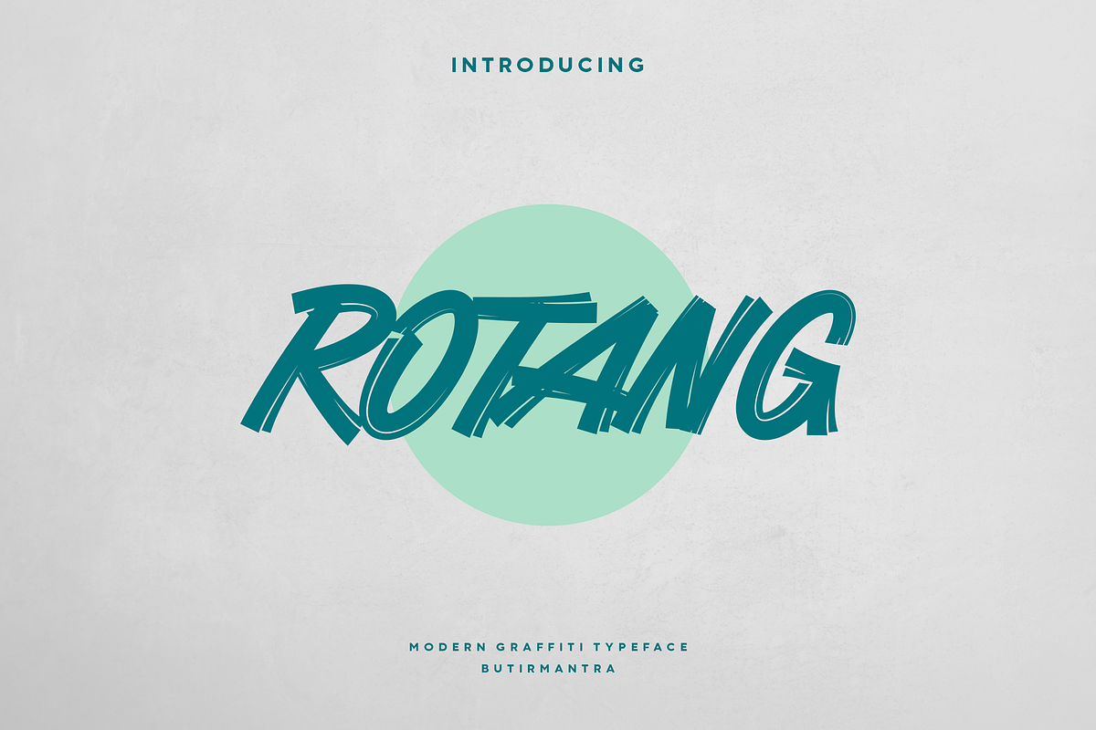 Rotang - Modern Handbrush Typeface, a Handwritten Font by Letterna (Photo 1 of 4)