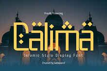 Calima – Islamic Style Display Font