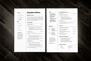 Word A4 CV Resume & Business Card, a Resume Template by Giallo (Thumbnail 3 of 5)