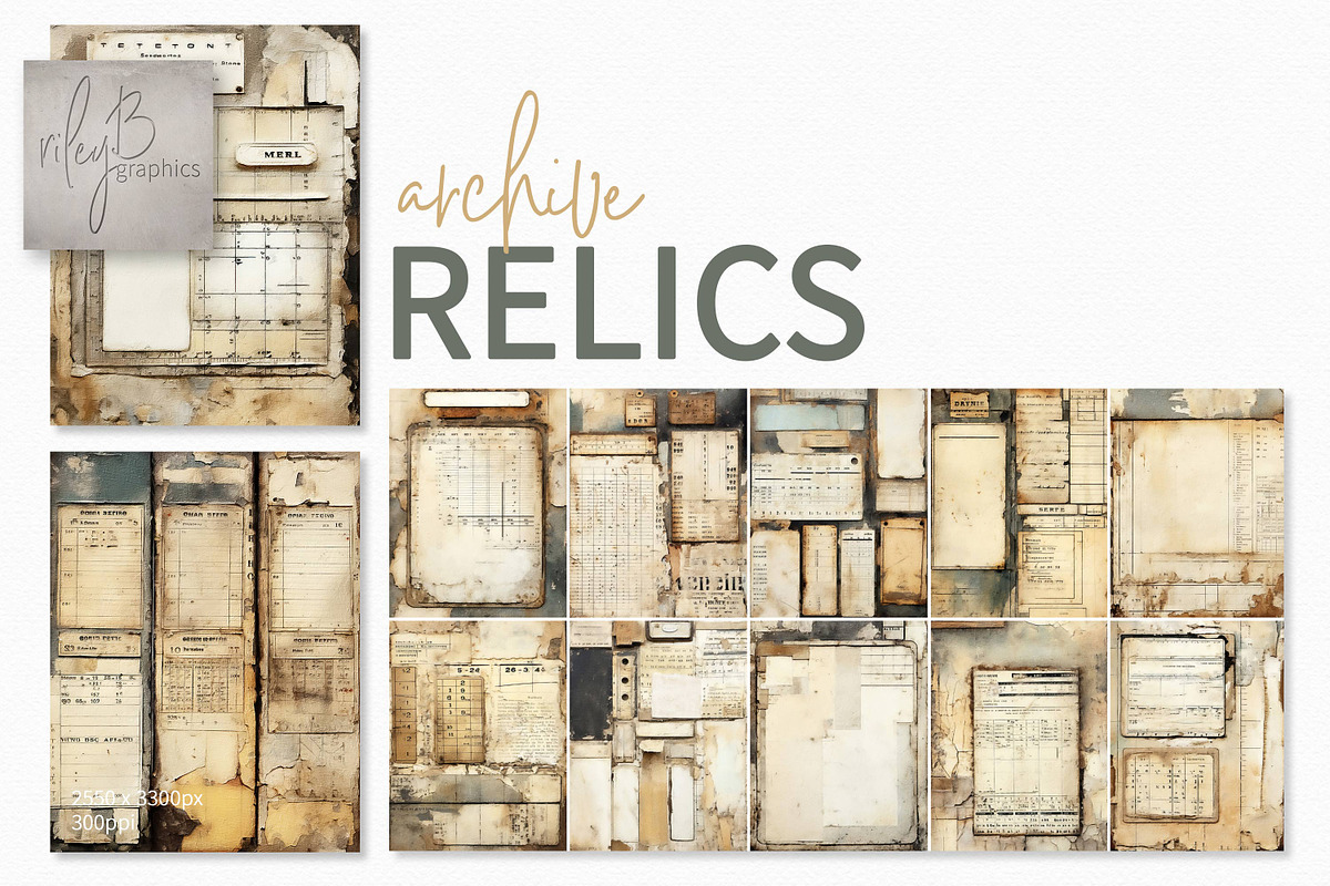 Archive Relics, a Decorative Illustration by rileyBgraphics (Photo 1 of 5)