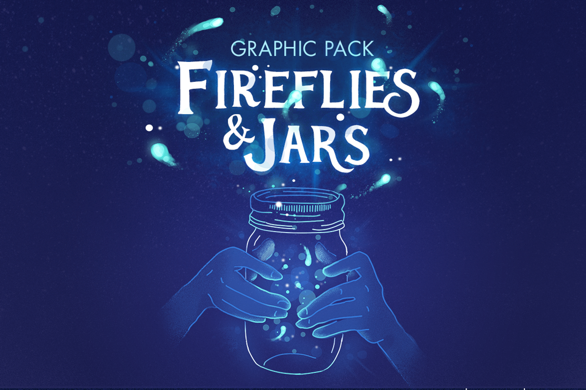 Fireflies & Jars, an Illustration by Annie Sauvage (Photo 1 of 5)
