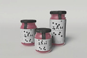 Jam Jar Mockup, a Packaging Mockup by skybluecreative (Thumbnail 1 of 3)