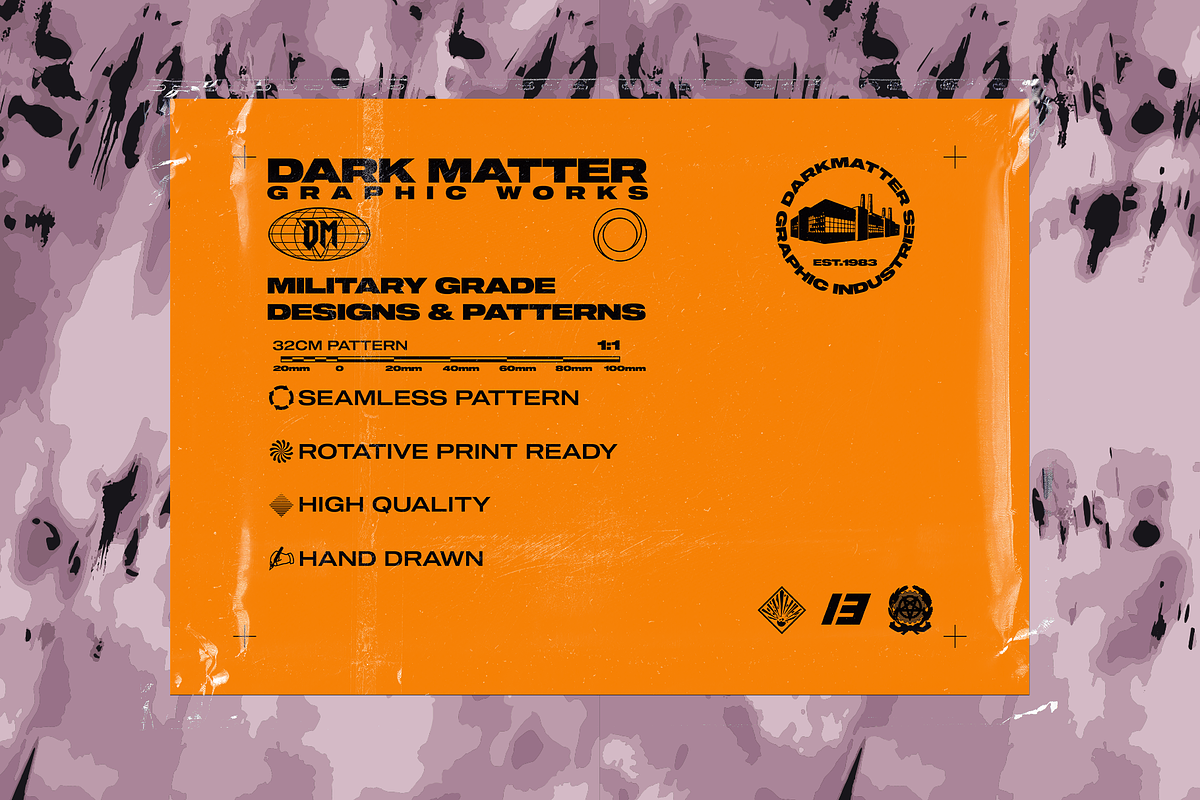 Seamless Ink Spots Pattern, a Pattern Graphic by darkmatter_graphicworks (Photo 3 of 4)