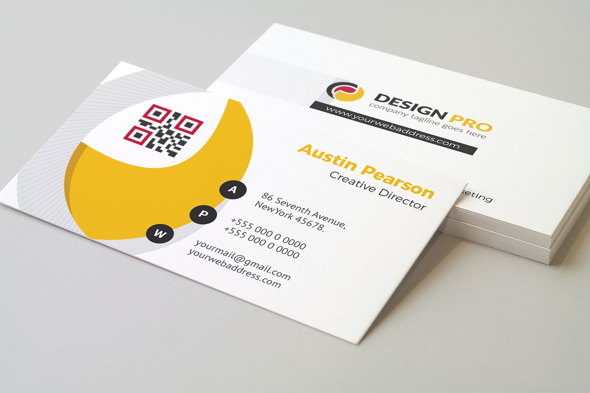 Minimal Business Card, a Business Card Template by ZAAS (Photo 2 of 6)