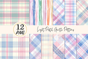 Light Pastel Gentle Patterns, a Texture Illustration by DreamPrint404