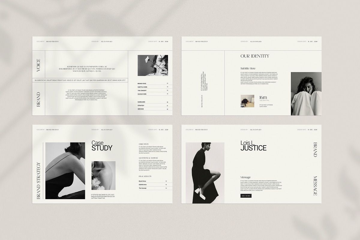 AURBUN | Brand Strategy Template, a Presentation Template by evgenystudio (Photo 5 of 11)
