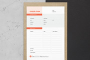 Order Form Template | Word, a Stationery Template by HiveArts (Thumbnail 3 of 3)