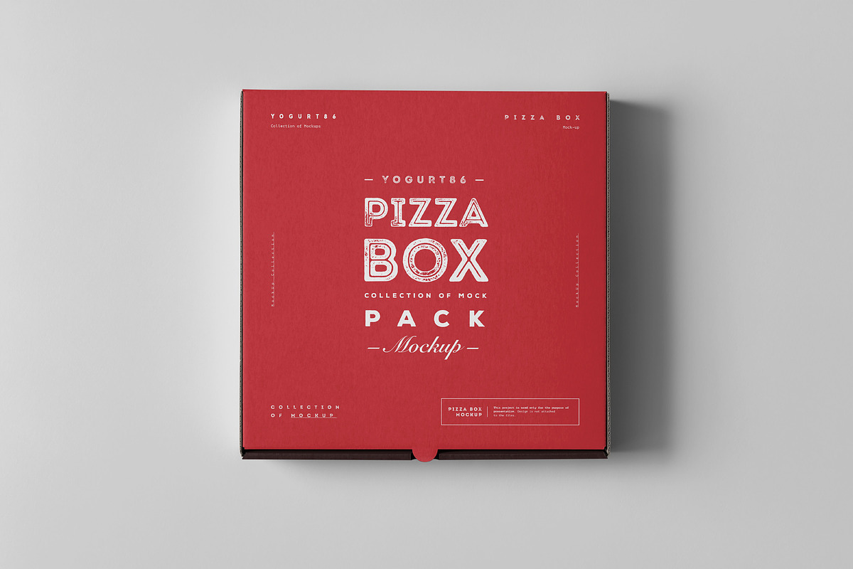 25 Pizza Box Mock-up, a Packaging Mockup by Yogurt86 (Photo 6 of 9)