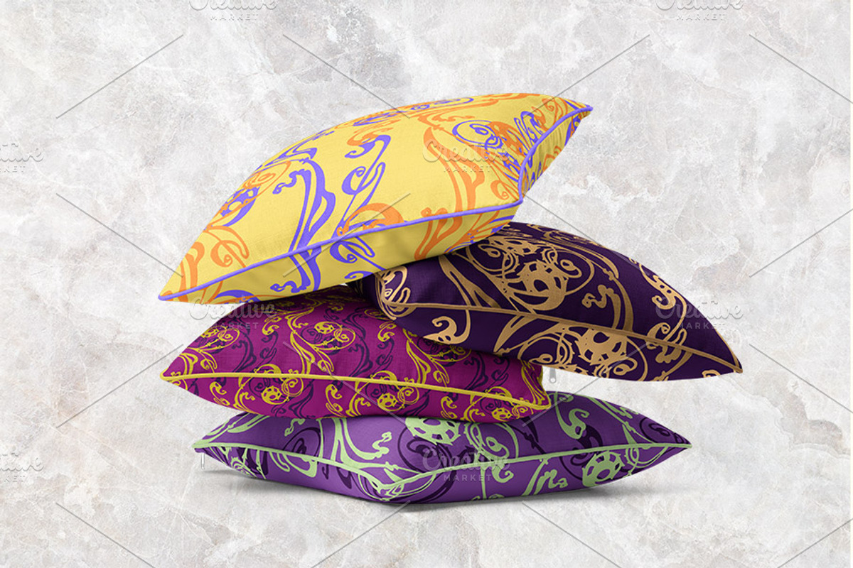 Magic Swirls – Vector Patterns, a Pattern Graphic by ilustrinna (Photo 4 of 9)