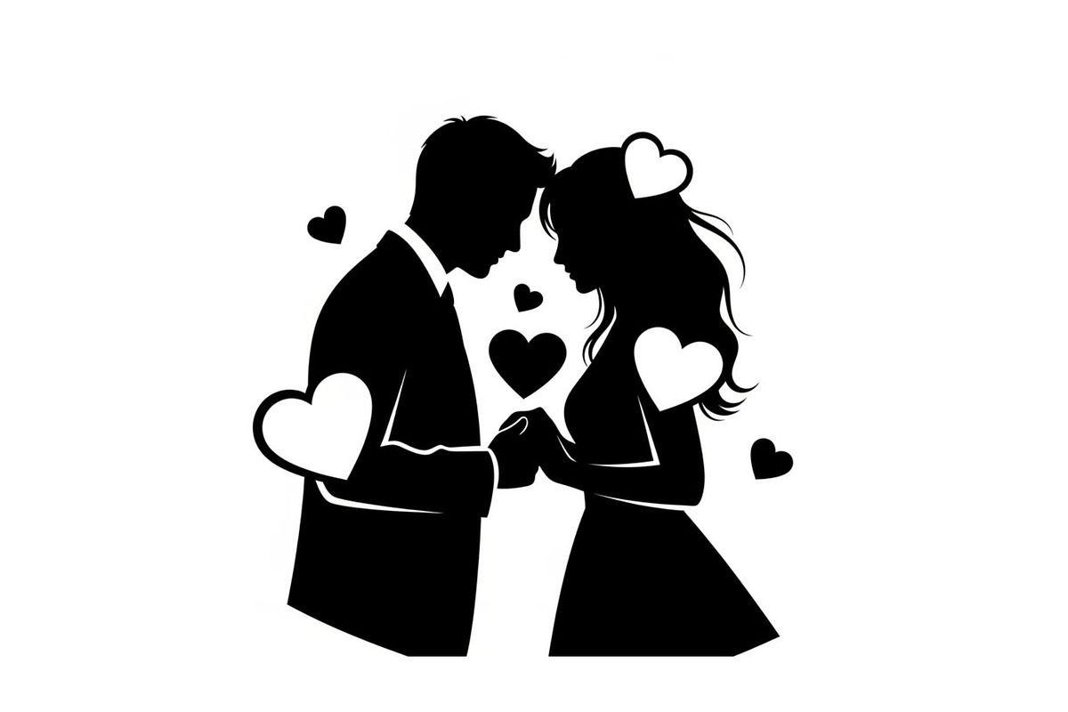 Couple Love Silhouette Bundle, an Illustration by jahid234 (Photo 47 of 48)