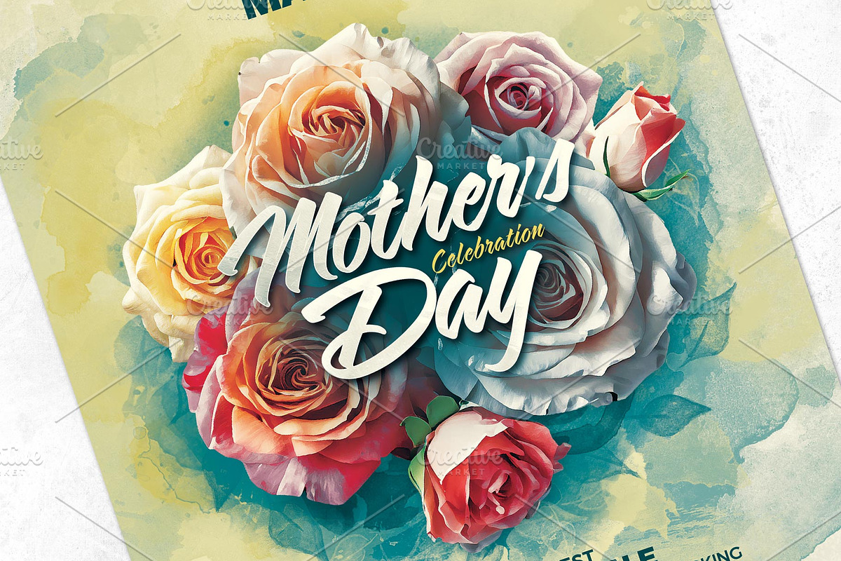 Mother's Day Flyer, a Flyer Template by Tarommir (Photo 4 of 4)