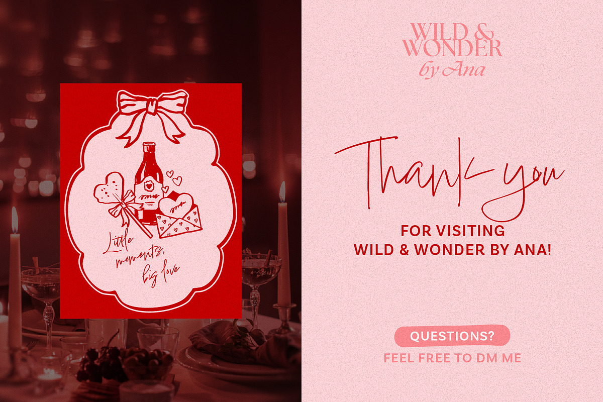 Hand Drawn Romantic Love Collection, a Decorative Illustration by Wild and Wonder by Ana (Photo 10 of 10)