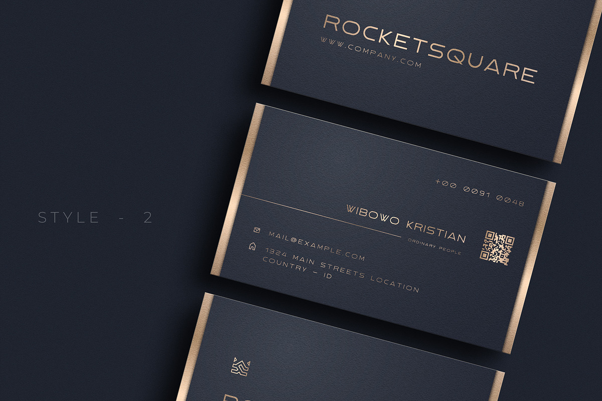 Elegant Business Card Template, a Business Card Template by Ctrl space studio (Photo 3 of 6)