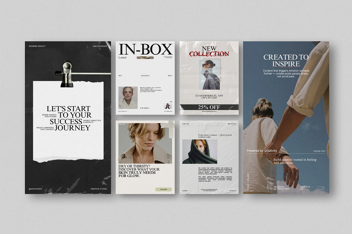 ZUNO | Social Media Kit Bundle, a Social Media Template by The Aesthetic Studio (Photo 8 of 10)