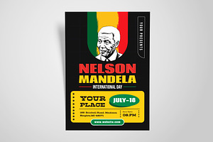 Nelson Mandela Day Flyer Template