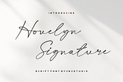 Hovelyn Signature, a Script Font by JNJ Studio (Thumbnail 1 of 10)