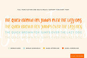 Bouncy Castle Calligraphy Font, a Script Font by Tom Chalky (Thumbnail 3 of 10)