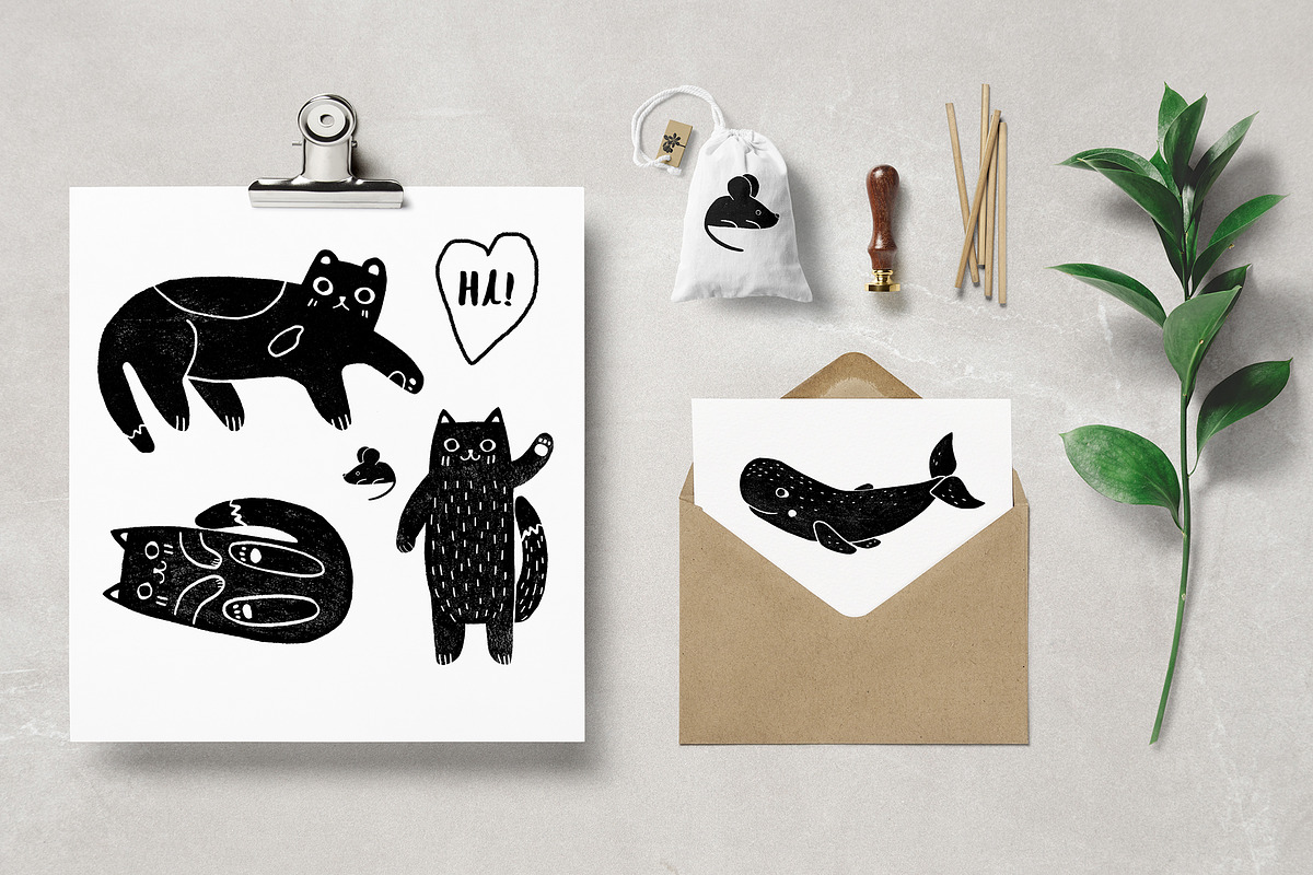 Cute animals part V, an Animal Illustration by Mii Lab (Photo 8 of 10)