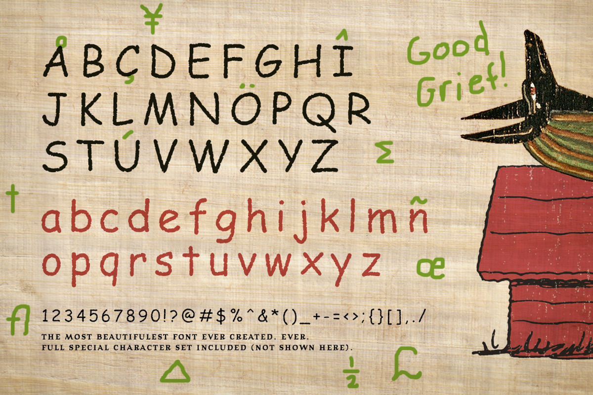 Comic Parchment Font [CENSORED], a Sans Serif Font by benharman (Photo 3 of 5)