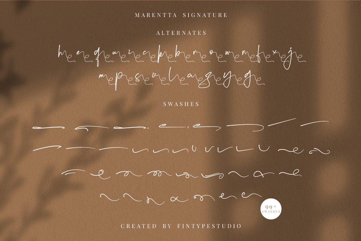 Marentta Signature Business Font, a Script Font by KennedyStudio (Photo 9 of 10)