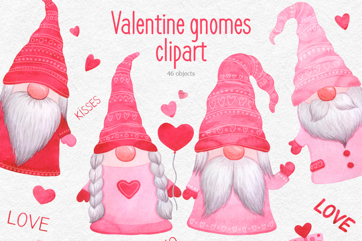 Valentine clipart, an Illustration by CreativeByLu (Photo 1 of 14)