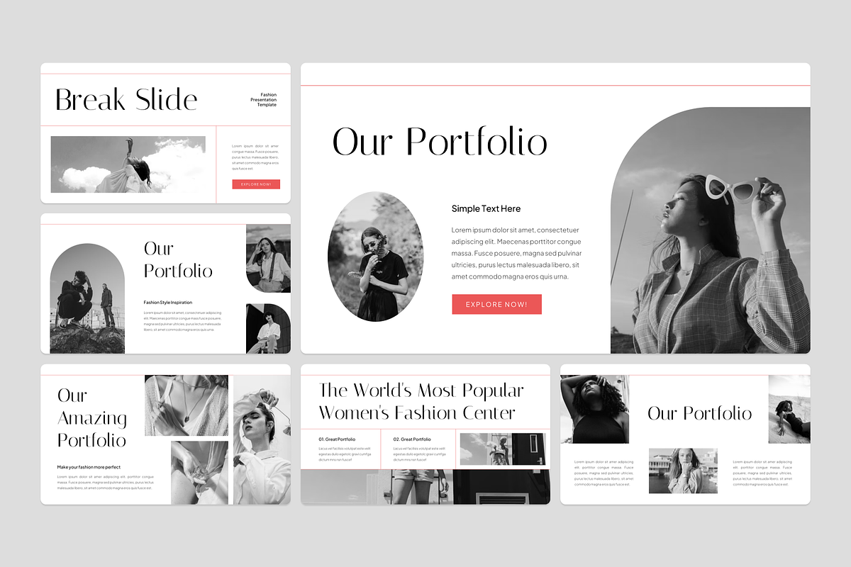 Glamour -  Fashion Powerpoint, a Presentation Template by YossyOneStd (Photo 6 of 6)