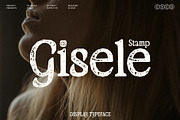 CS Gisele Stamp, a Serif Font by Craft Supply Co. (Thumbnail 1 of 8)