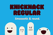 Knicknack - The lovable sans serif, a Sans Serif Font by Great Scott! (Thumbnail 8 of 12)