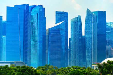 Skyscrapers in singapore downtown co stock photo containing singapore and, an Architecture Photo by joyt
