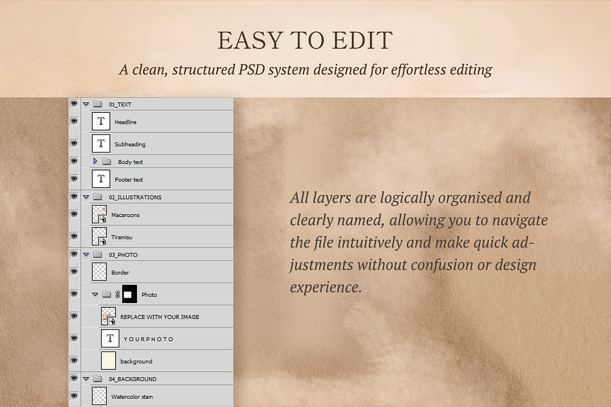 Watercolor Instagram Post Templates, a Social Media Template by Elena Naumchenkova (Photo 5 of 6)