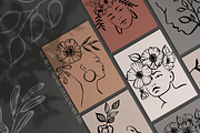 Line Art Women & Flowers Collection, a Healthcare Illustration by Dervik Art Store (Thumbnail 2 of 9)