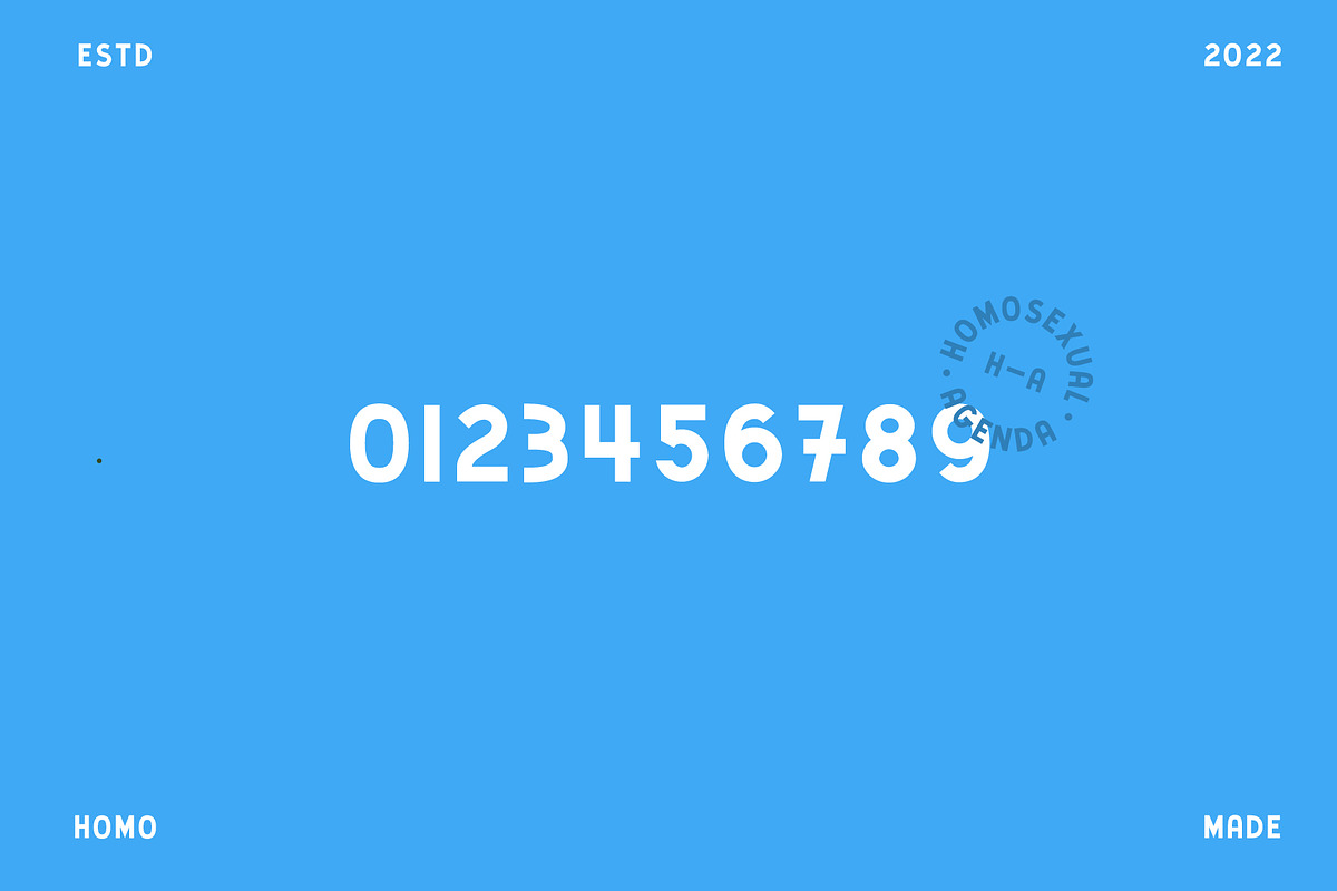 Homosexual Agenda -Sign Painter Sans, a Sans Serif Font by Creative Type (Photo 8 of 12)