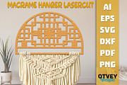 Rattan Macrame Hanger Lasercut, an Object Graphic by OTVEY DESIGN (Thumbnail 3 of 13)