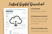 Simple Resume Bundle - Arianna, a Resume Template by Templates Design Co. (Thumbnail 14 of 17)