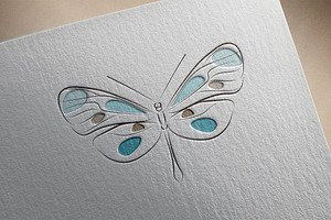 Butterfly. Logo Template