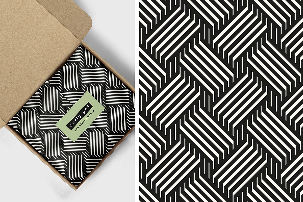 Intergrid. Seamless Pattern Set, a Pattern Graphic by Curly_Pat (Photo 7 of 7)