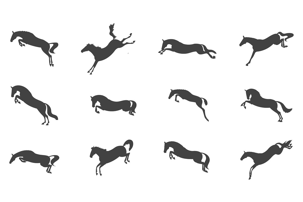 Free Jumping Horses, an Animal Illustration by Naurider (Photo 2 of 4)