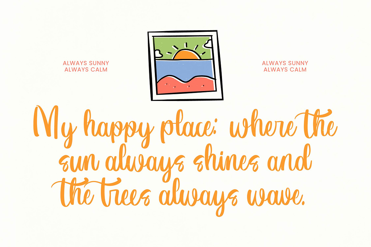 Monday Beachnes Bold Handwritten, a Script Font by Letterena Studios Script (Photo 3 of 20)