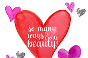 34 Watercolor Heart .PNG Files, an Object Graphic by kissandmockup (Thumbnail 4 of 5)