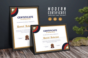 571. Modern Certificate Template