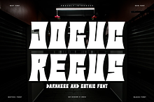 Joguc Regus - Darkness Font