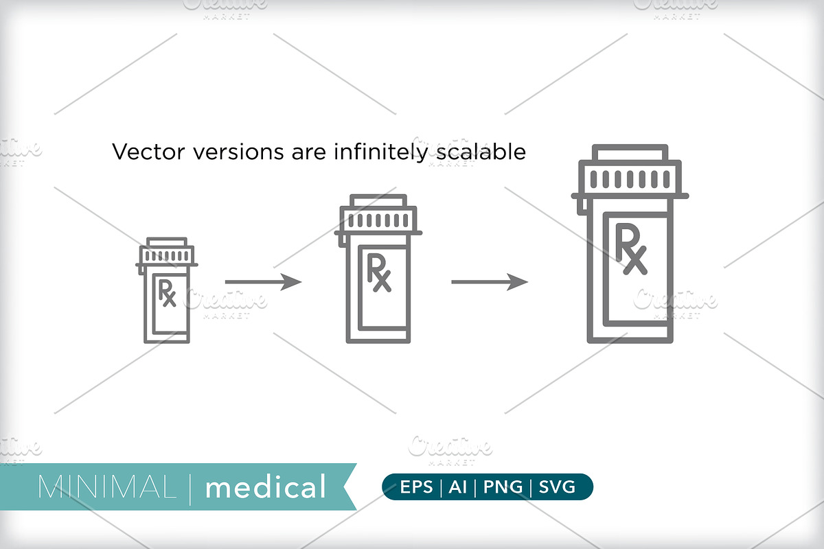 Minimal medical icons, an Outline Icon by Picture Window (Photo 4 of 5)