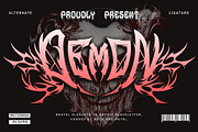 Demon Crown – Gothic Font, a Blackletter Font by Letterara (Thumbnail 1 of 15)
