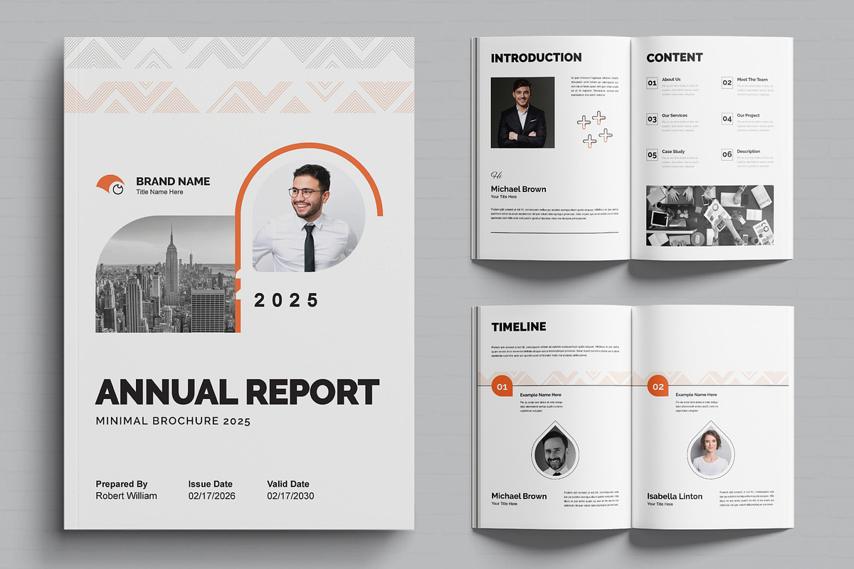 Annual Report Template, a Brochure Template by MightyDesign (Photo 1 of 6)