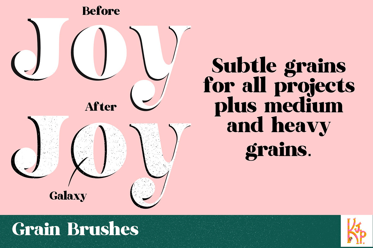 Grainy Procreate Texture Brushes, a Brush Add-On by KJP Designs (Photo 6 of 9)