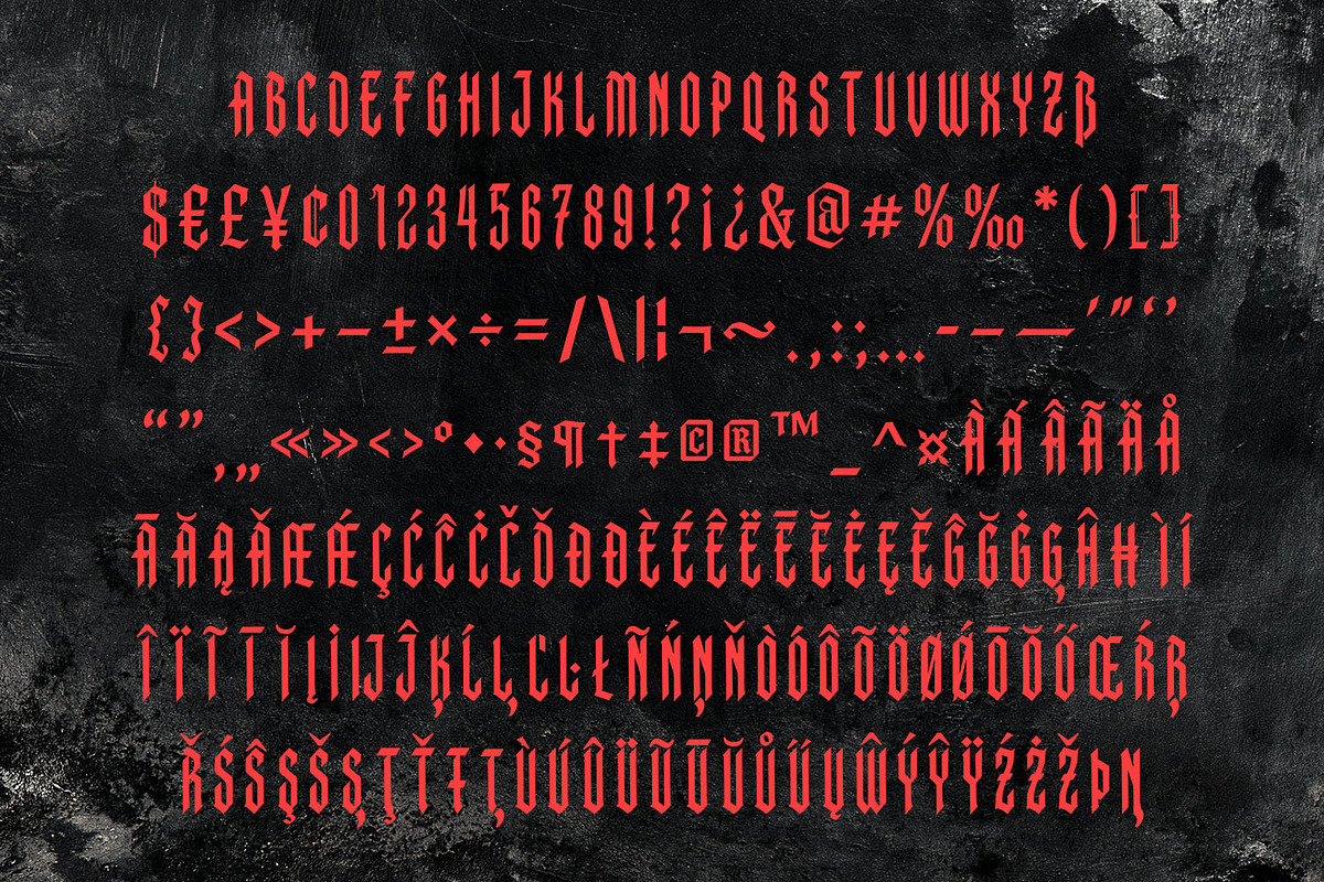 Monastic Font, a Blackletter Font by Handmadefont (Photo 2 of 11)