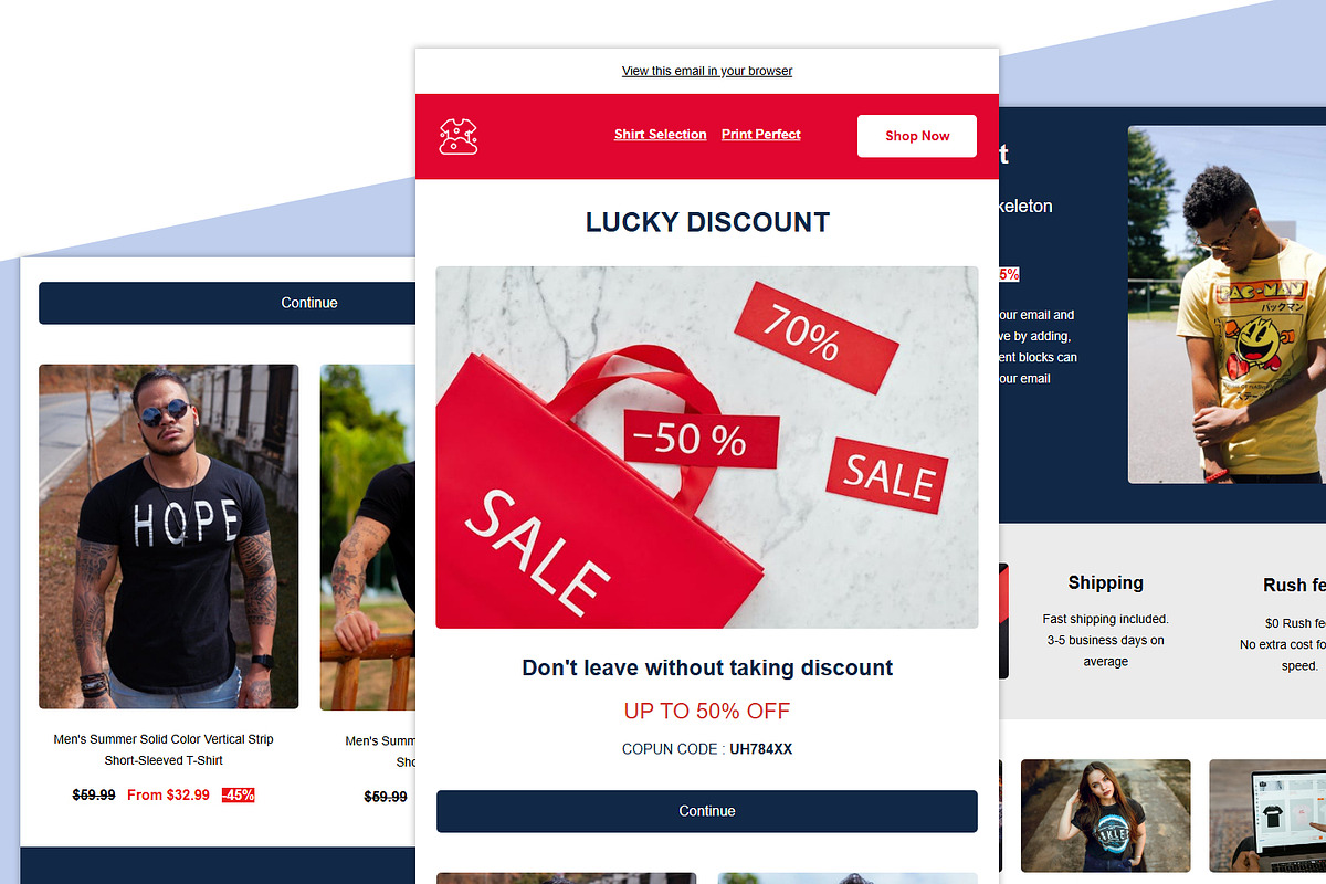 Mailchimp Email Template 008, an Email Template by QuickArtisan